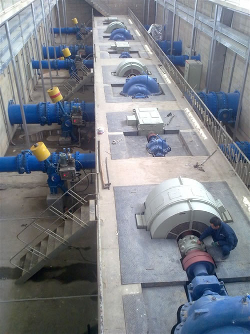 內(nèi)蒙古孿井灘四號泵站